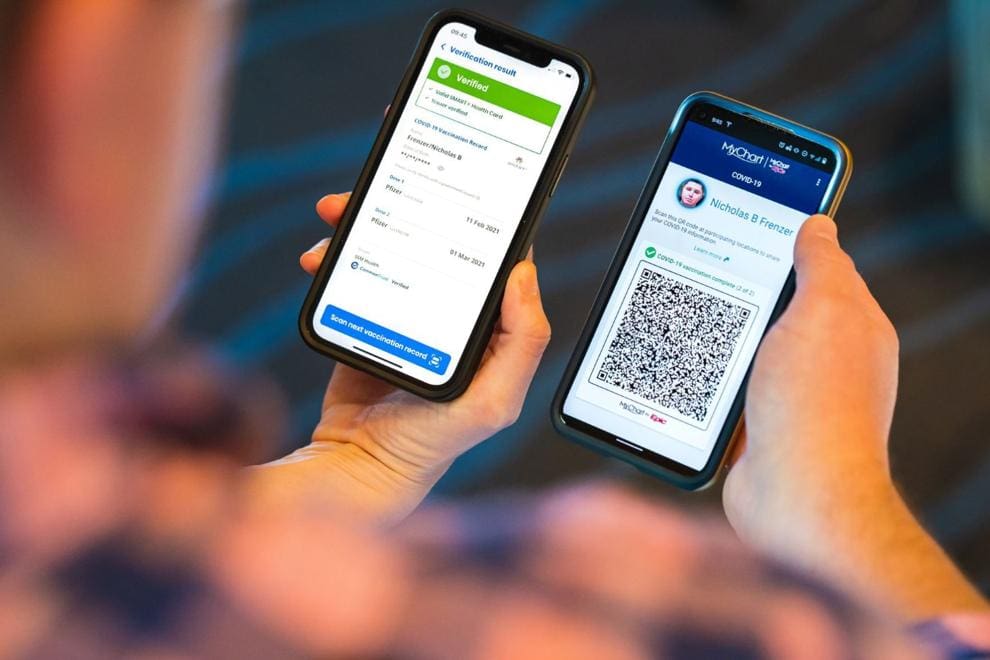 Verona-based health records software company Epic systems has added a new function to its patient portal, allowing patients to view their COVID vaccination or testing records and show them to others without revealing other personal information.