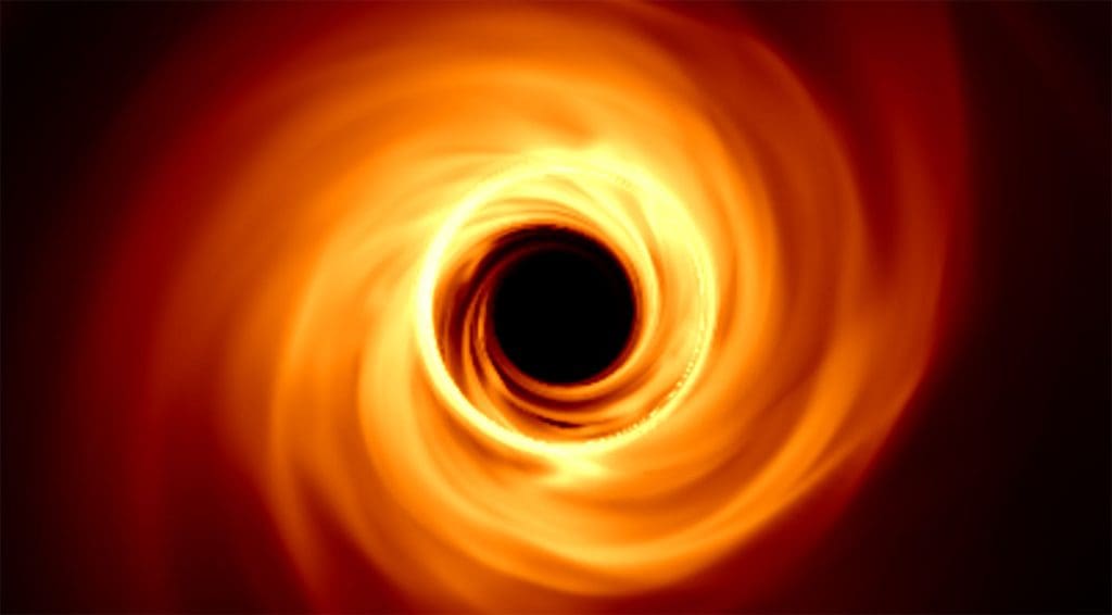 Illustration of black hole