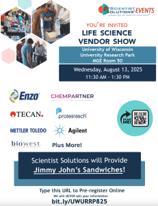Scientist Solutions Life Science Vendor Show - Aug 13
