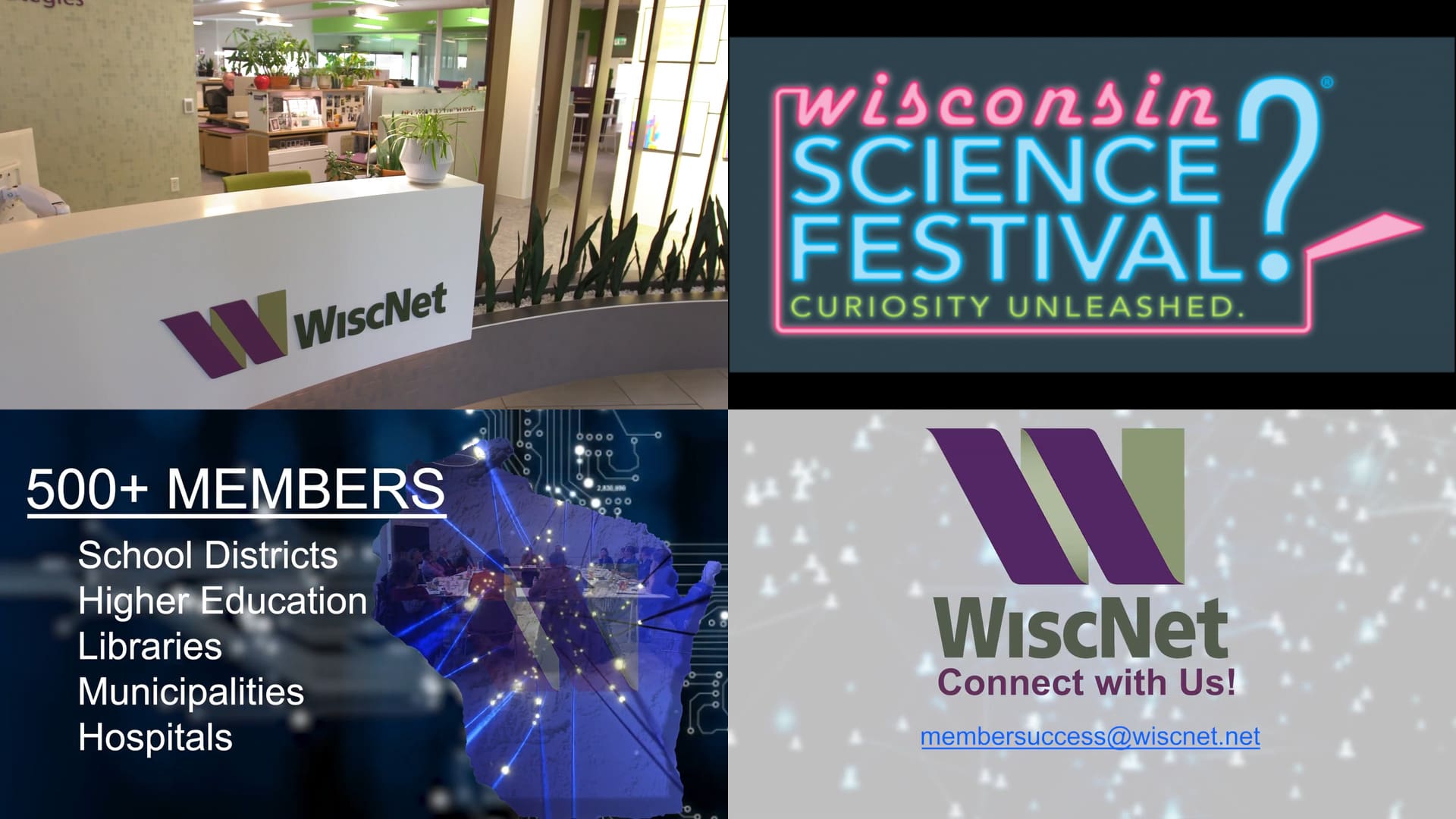 WiscNetScienceFest Rock Rollout OPen house